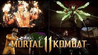 Mortal Kombat 11 - ALL Characters Fatalities (Including DLC) # Black Pel Gaming