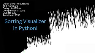 Sorting Visualizer in Python!