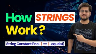 == vs .equals() in Java | String Constant Pool and Heap Explained Simply