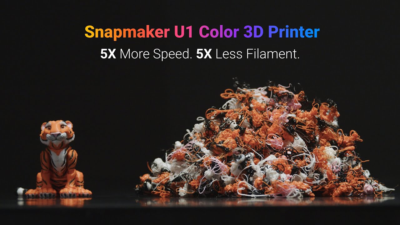 Snapmaker U1 Save 80 Filament Than Others Youtube