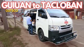 UV Express ride from Guiuan, Eastern Samar to Tacloban, Leyte | GUTSCO Van