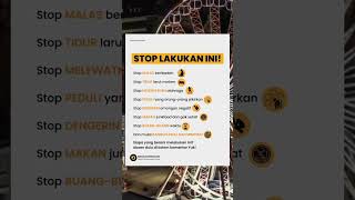 STOP LAKUKAN INI🤚