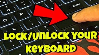 How to lock and unlock keyboard 2023