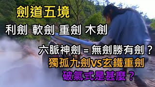 分析獨孤求敗武學體系，何謂劍道五境？太極劍居然是木劍之境？六脈神劍是無劍勝有劍之境！【江湖劍俠看金庸】