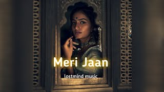 Meri Jaan [Slowed +Reverd] - Nerti mohan|Gangubai | lostmind music | textaudio ||