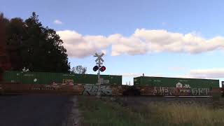 10/15/24 Near Bryan, OH; NS 3676 leads an intermodal west