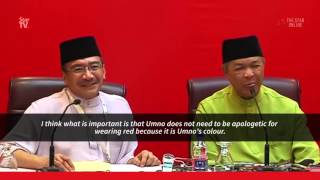 Hishammuddin: No reason to be apologetic for wearing red