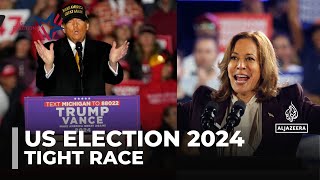 Trump and Harris court undecided: Campaigning intensifies before November 5 vote