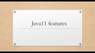 Java11 features explained with demo code | #java11
