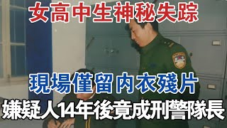 女高中生神秘失蹤，現場僅留內衣殘片，嫌疑人14年後竟成刑警隊長 #大案紀實 #刑事案件 #案件解說