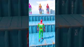 GTA 5 Epic Water Ragdolls | Spider-Man Jumps / Fails ep.186 #shorts