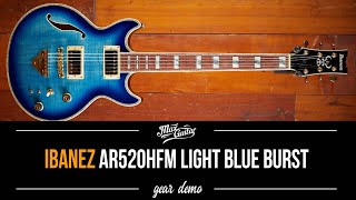 Ibanez AR520HFM Light Blue Burst - Gear Demo