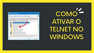 Como ativar o Telnet no Windows