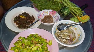 ป่นกุ้งแซบๆ กินข้าวแลงนำกันพี่น้อง ☆ ປົ່ນກຸ້ງ ຂົ້ວປາຊິວກິນເຂົ້າແລງເດີ.