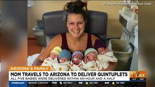Mom gives birth to quintuplets at Phoenix hospital