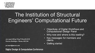 The Institution of Structural Engineers' computational future