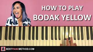 HOW TO PLAY - Cardi B - Bodak Yellow (Piano Tutorial Lesson)