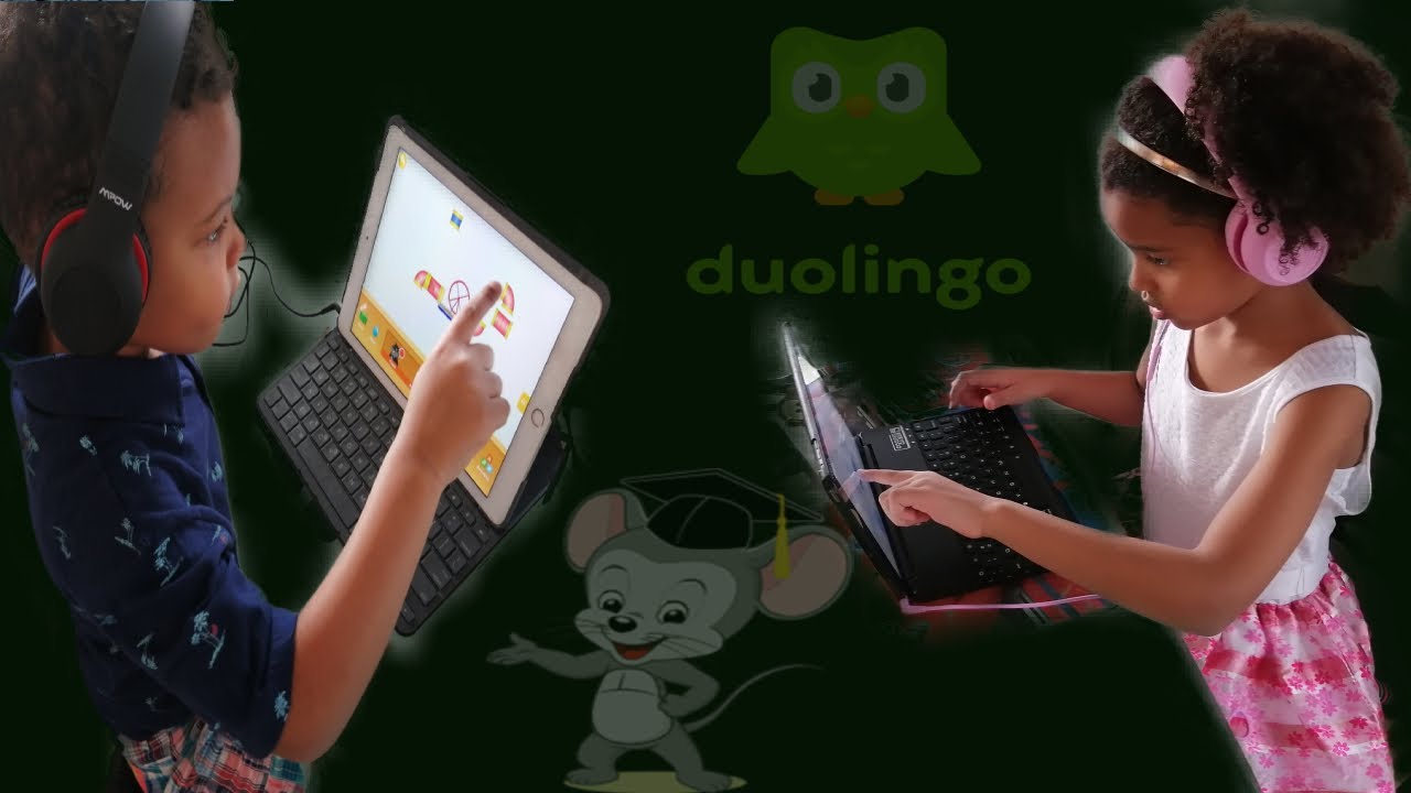 HOMEWORK TIME WITH ABCs MOUSE AND DUOLINGO FOR KIDS (MORNING ROUTINE ...