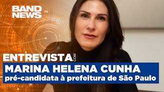 Sabatina BandNews TV recebe pré-candidata Marina Helena Cunha (Partido Novo) | BandNews TV