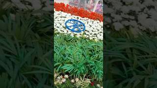 ಭಾರತದ ಧ್ವಜ. #indiaflag #Indiaflagfromflowers