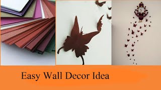 Easy Wall Decor | DIY | Paper Butterfly Wall Art