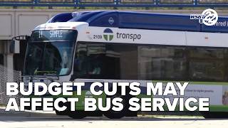 Budget Cuts Could Affect Bus Routes
