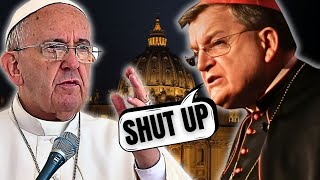 Explosive Clash: Cardinal Burke Ignites Fury on Pope Francis in Heated Debate!