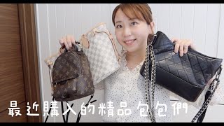 近期買的精品包們\\Chanel流浪包\\LV迷你後背包\\小香小皮夾