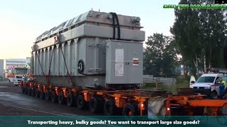 Extreme Dangerous Transport Skill Operations Oversize Truck, World Biggest Heavy Equipment Machines