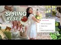 the *ultimate* SPRING RESET ROUTINE🌷✨(deep cleaning, spring outfits, healthy habits)