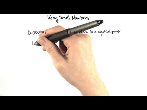 What is a very small number?