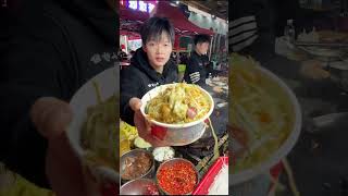 Food supper process of fried rice and fried noodles