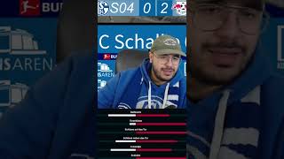 0:3 Schalke 04 RB Leipzig Fan Reaktion #s04 #schalke #bundesliga