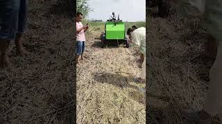 Tractor mounted use round hay baler grass square baler straw square baler