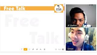 51Talk Sample Lesson- Freetalk Lesson