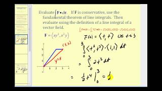 The Fundamental Theorem of Line Integrals - Part 1