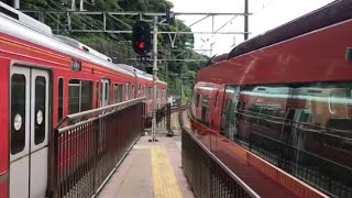 【箱根登山鉄道1000形】箱根湯本駅発車