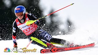 Mikaela Shiffrin ends epic season with come-from-behind World Cup slalom win | NBC Sports