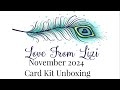 Love From Lizi November 24 Card Kit Unboxing