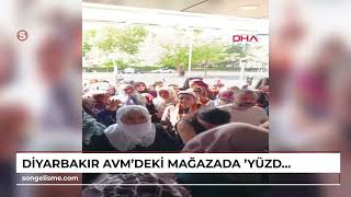 DİYARBAKIR AVM’deki mağazada 'yüzde 80 indirim' izdihamı