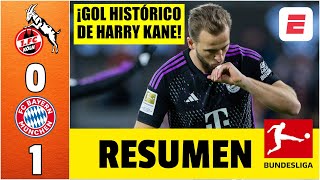 Harry Kane HACE HISTORIA en la BUNDESLIGA en victoria de Bayern Munich sobre Colonia | Bundesliga