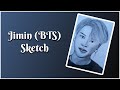 Making Jimin sketch | #tym2art #sketch #shorts