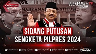 BREAKING NEWS - Sidang Putusan MK Sengketa Pilpres 2024, Penentuan Anies Prabowo Ganjar