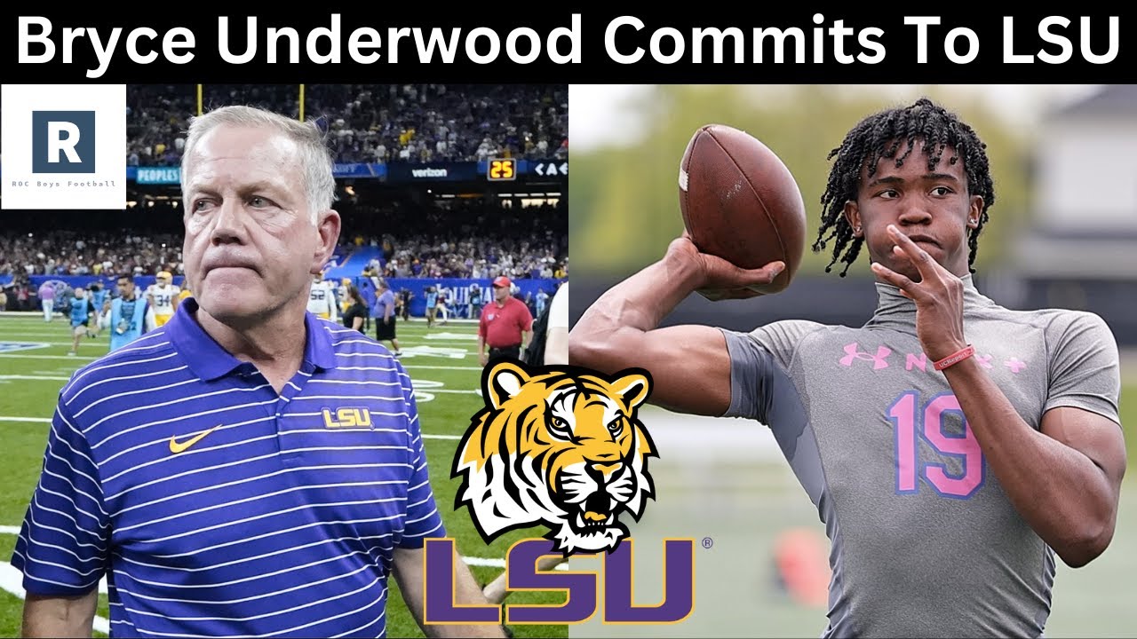 Bryce Underwood Commits To LSU | LSU Football Recruiting - YouTube