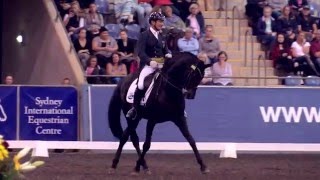 The Sydney CDI 2016 - Heath Ryan and Regardez Moi 3rd in the FEI Grand Prix Freestyle