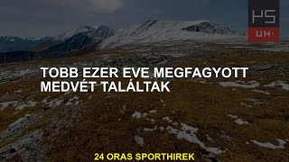 Évezredek óta fagyasztott medvéket találtak