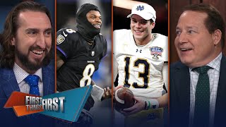 Notre Dame beats Penn State, Lamar Jackson named 1st-Team All Pro | FIRST THINGS FIRST