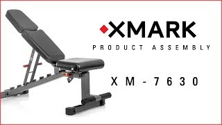 XMark Fitness XM-7630 Product Assembly.   How to Assemble Your Weight Bench