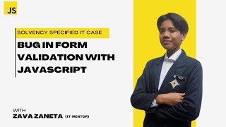 Fixing the Code: JavaScript Form Validation | Case Study & Solution 🚀