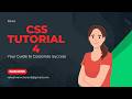 CSS tutorial 4 (Learn CSS borders 🖼)